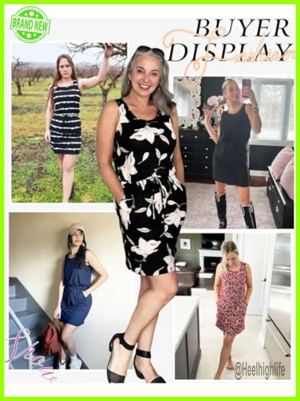 Womens Summer Dress Casual Sleeveless Sundress Drawstring Waist Beach Cover Up